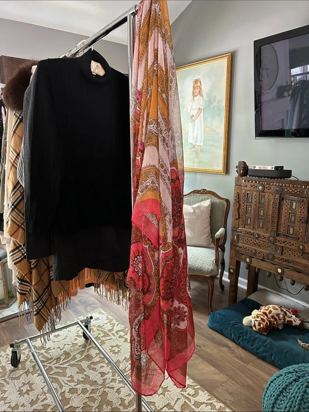 Stunning Extra-Large, Rectangular Scarf